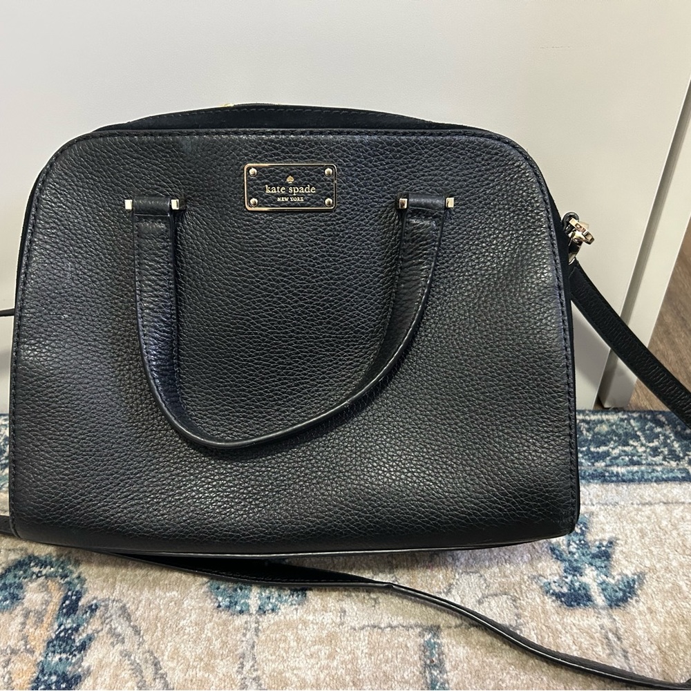 Large black Kate Spade purse